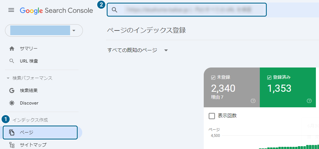 インデックスリクエスト